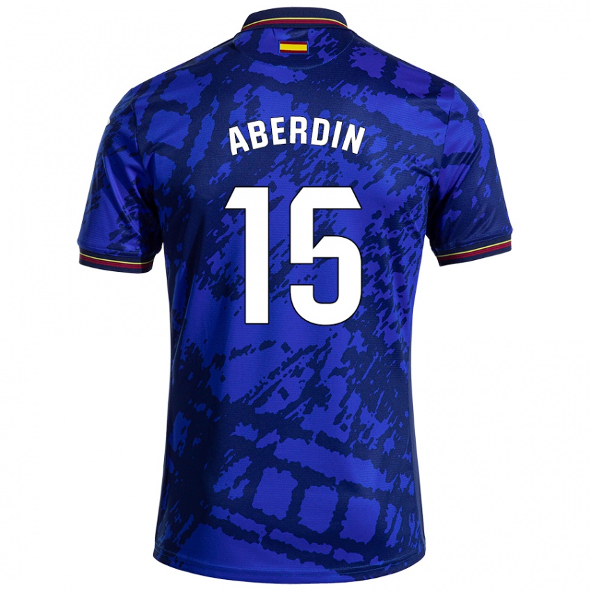 Bambino Maglia Nabil Aberdin #15 Blu Più Scuro Kit Gara Home 2024/25 Maglietta