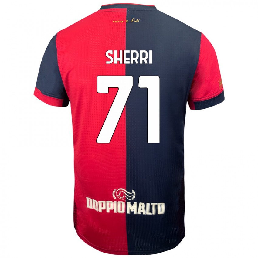 Bambino Maglia Alen Sherri #71 Rosso Blu Più Scuro Kit Gara Home 2024/25 Maglietta