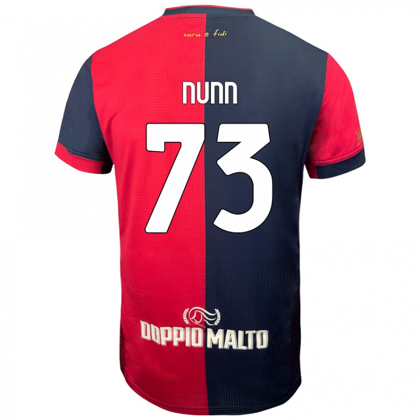 Bambino Maglia Jack Nunn #73 Rosso Blu Più Scuro Kit Gara Home 2024/25 Maglietta