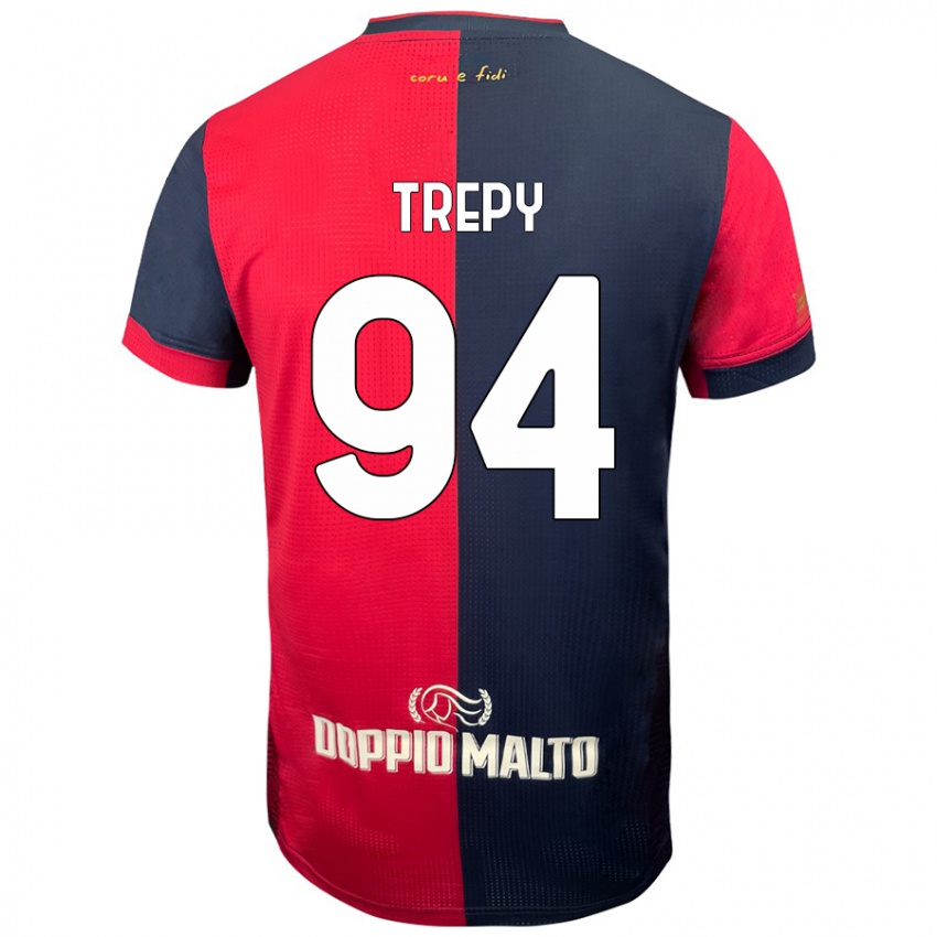 Bambino Maglia Yael Trepy #94 Rosso Blu Più Scuro Kit Gara Home 2024/25 Maglietta