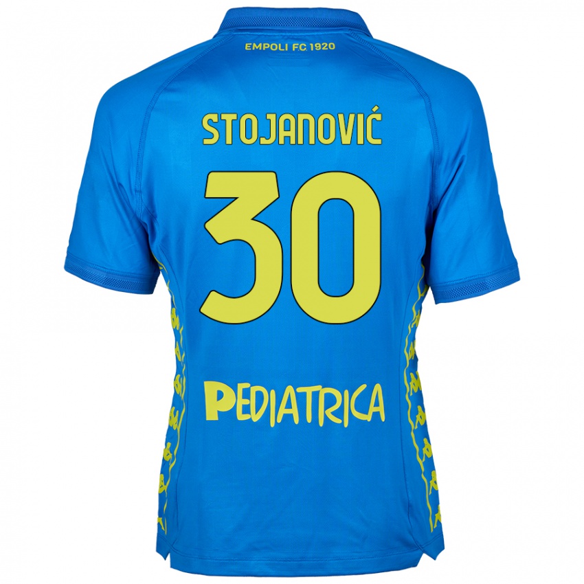 Bambino Maglia Petar Stojanović #30 Blu Kit Gara Home 2024/25 Maglietta