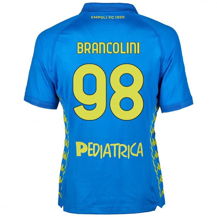 Bambino Maglia Federico Brancolini #98 Blu Kit Gara Home 2024/25 Maglietta