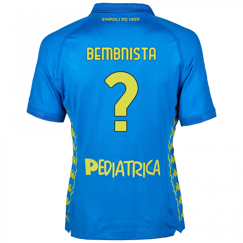 Bambino Maglia Dawid Bembnista #0 Blu Kit Gara Home 2024/25 Maglietta