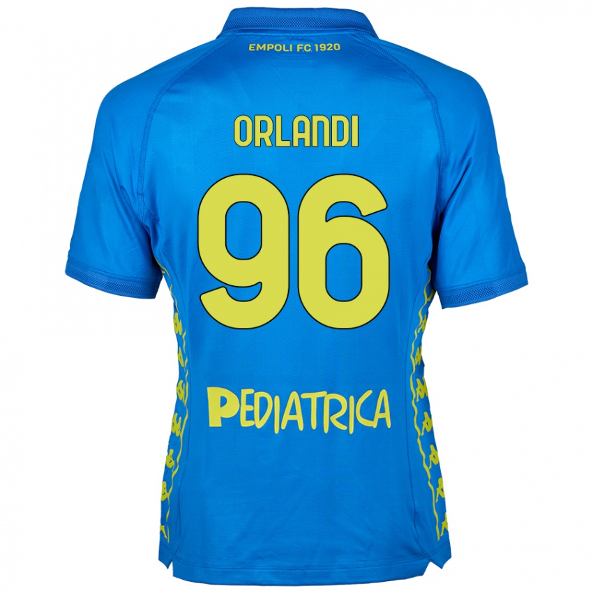 Bambino Maglia Andrea Orlandi #96 Blu Kit Gara Home 2024/25 Maglietta