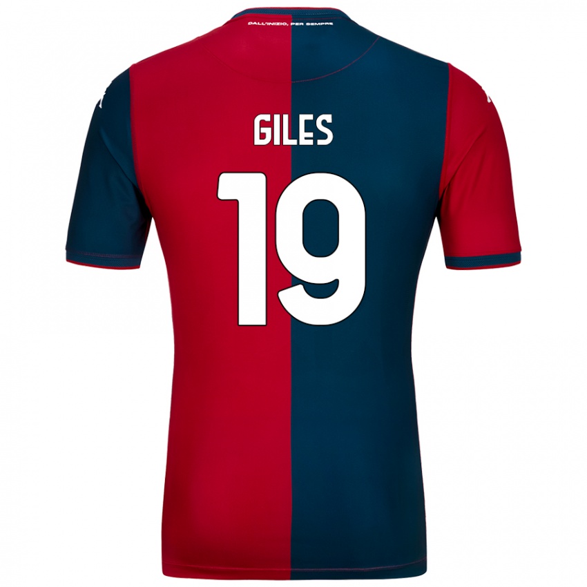 Bambino Maglia Heidi Giles #19 Rosso Blu Scuro Kit Gara Home 2024/25 Maglietta