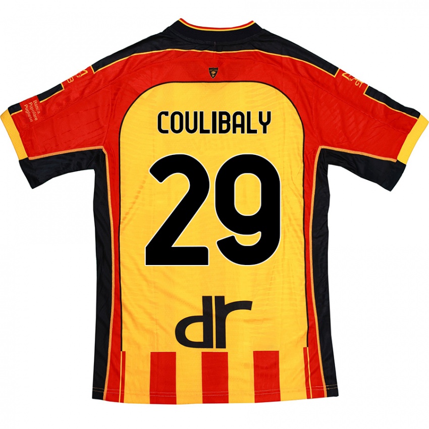 Bambino Maglia Lassana Coulibaly #29 Giallo Rosso Kit Gara Home 2024/25 Maglietta