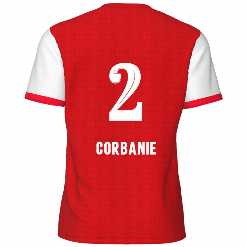 Bambino Maglia Kobe Corbanie #2 Rosso Bianco Kit Gara Home 2024/25 Maglietta