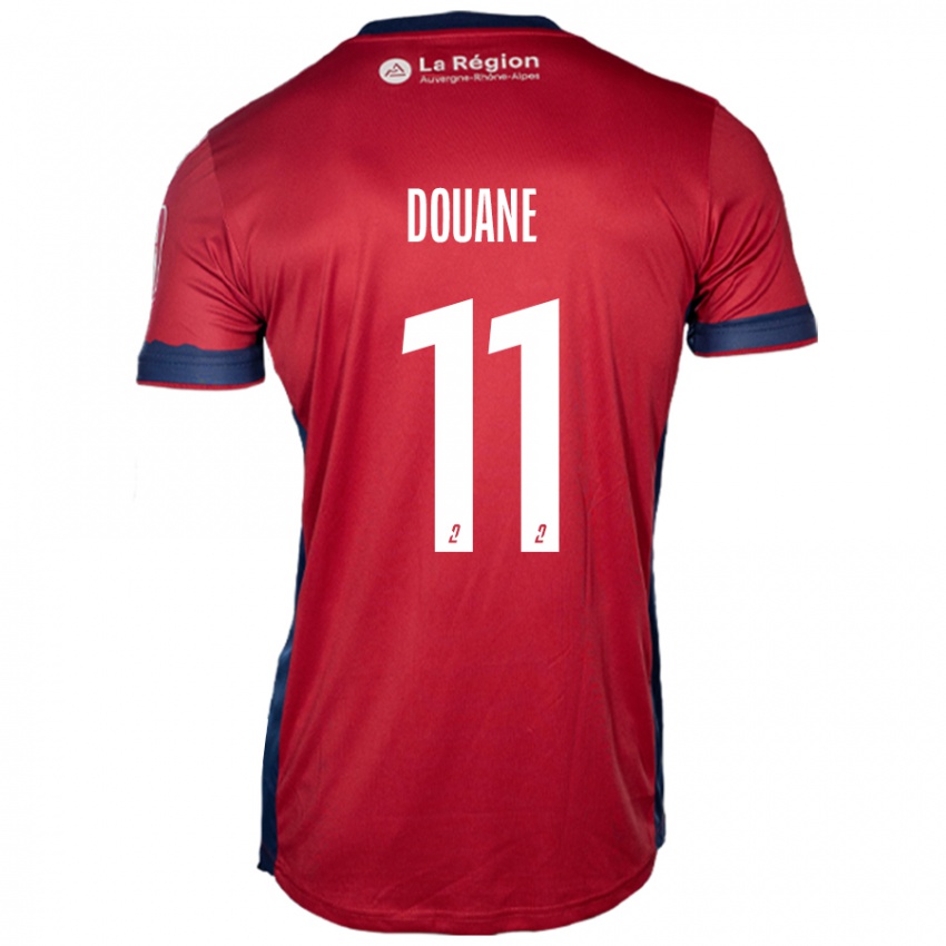 Bambino Maglia Maïdine Douane #11 Borgogna Chiaro Kit Gara Home 2024/25 Maglietta