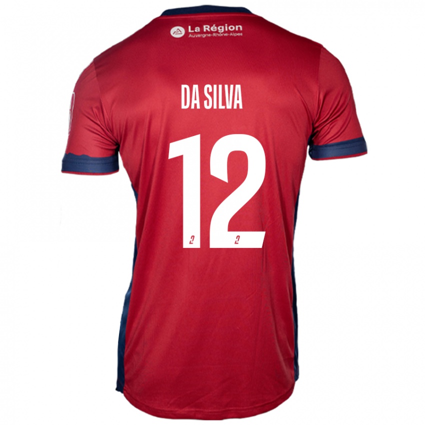 Bambino Maglia Damien Da Silva #12 Borgogna Chiaro Kit Gara Home 2024/25 Maglietta