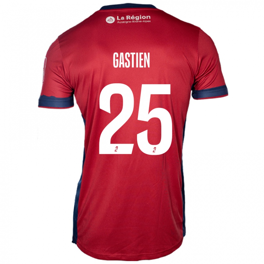 Bambino Maglia Johan Gastien #25 Borgogna Chiaro Kit Gara Home 2024/25 Maglietta