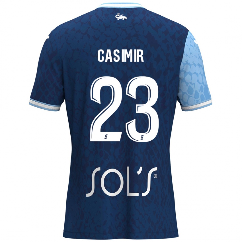 Bambino Maglia Josué Casimir #23 Azzurro Blu Scuro Kit Gara Home 2024/25 Maglietta