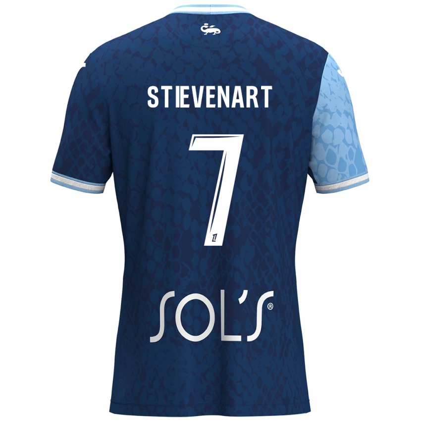 Bambino Maglia Zoé Stievenart #7 Azzurro Blu Scuro Kit Gara Home 2024/25 Maglietta