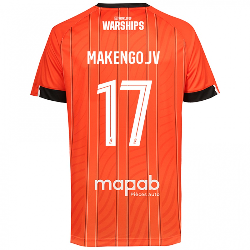 Bambino Maglia Jean-Victor Makengo #17 Arancione Kit Gara Home 2024/25 Maglietta