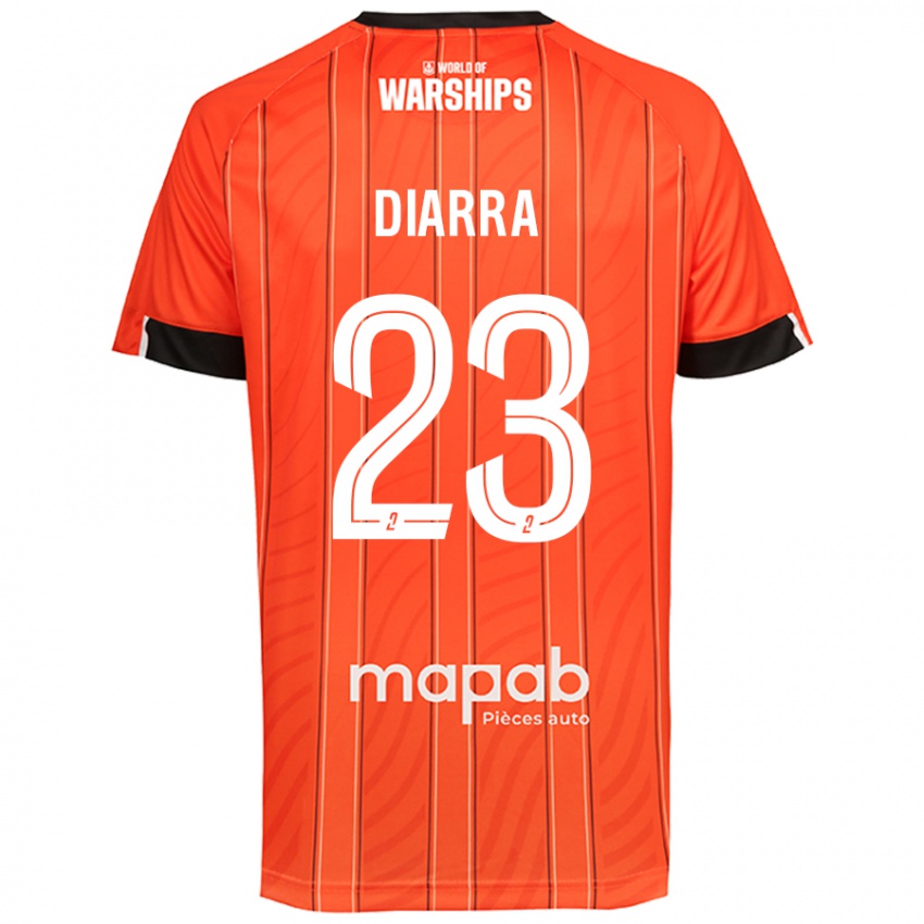 Bambino Maglia Stéphane Diarra #23 Arancione Kit Gara Home 2024/25 Maglietta