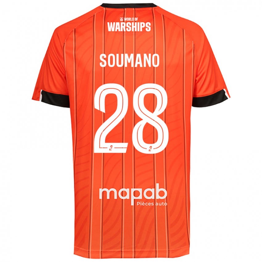 Bambino Maglia Sambou Soumano #28 Arancione Kit Gara Home 2024/25 Maglietta