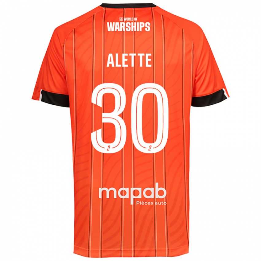 Bambino Maglia Gaël Alette #30 Arancione Kit Gara Home 2024/25 Maglietta