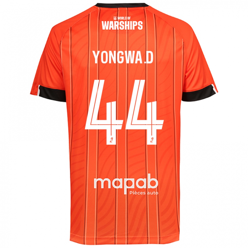 Bambino Maglia Darlin Yongwa #44 Arancione Kit Gara Home 2024/25 Maglietta