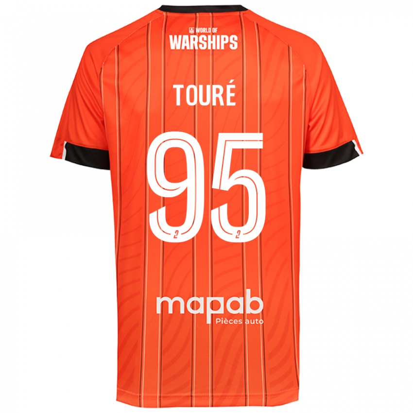 Bambino Maglia Isaak Touré #95 Arancione Kit Gara Home 2024/25 Maglietta