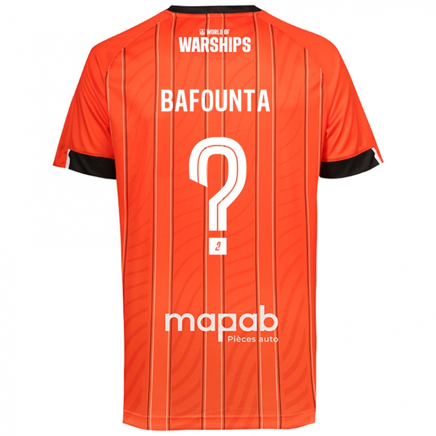 Bambino Maglia Kamal Bafounta #0 Arancione Kit Gara Home 2024/25 Maglietta