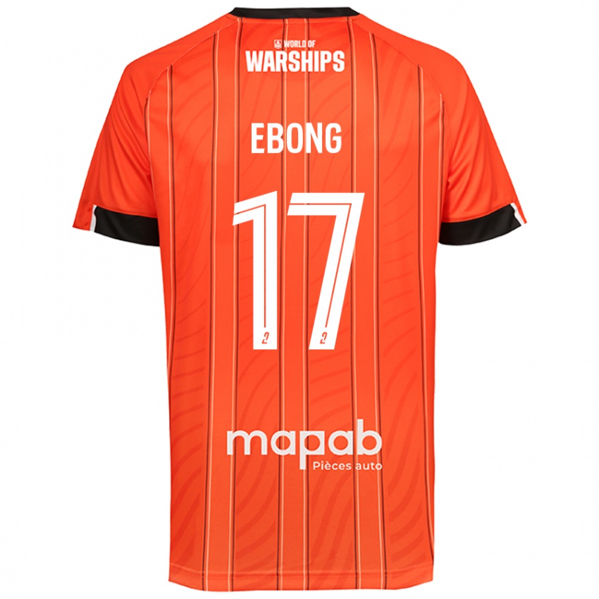 Bambino Maglia Arthur Ebong #17 Arancione Kit Gara Home 2024/25 Maglietta