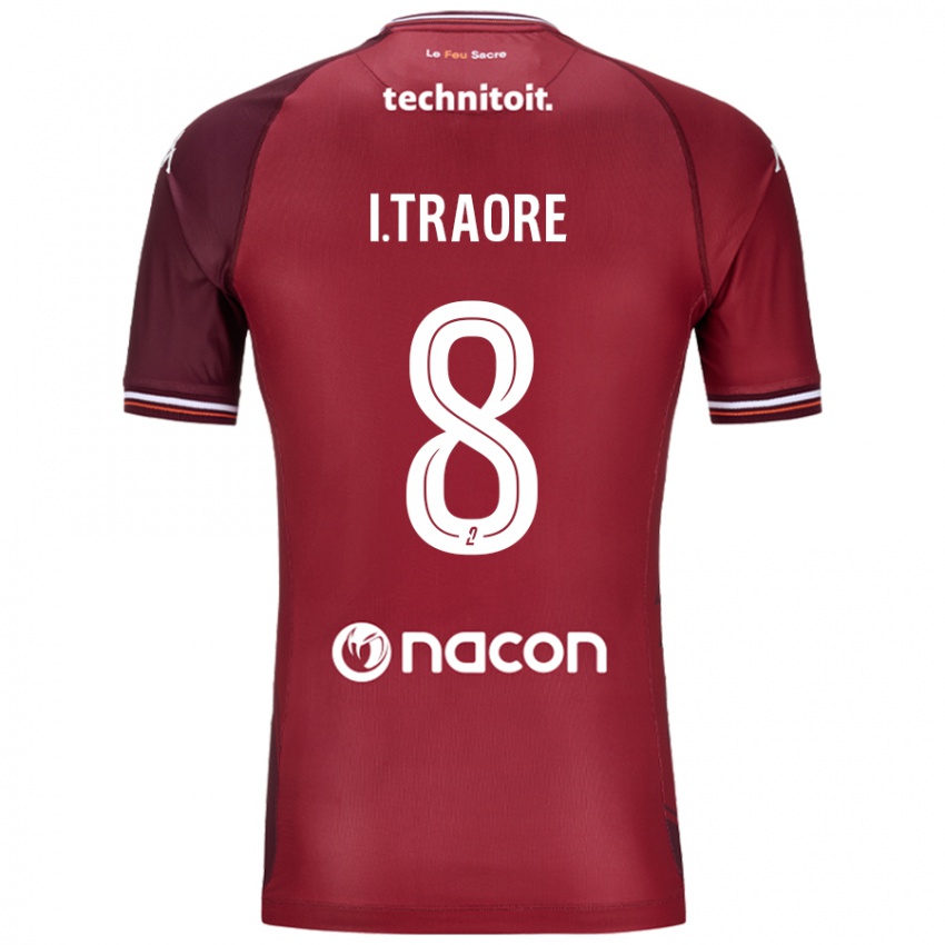 Bambino Maglia Ismaël Traoré #8 Rosso Granata Kit Gara Home 2024/25 Maglietta