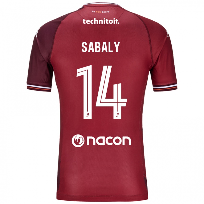 Bambino Maglia Cheikh Sabaly #14 Rosso Granata Kit Gara Home 2024/25 Maglietta