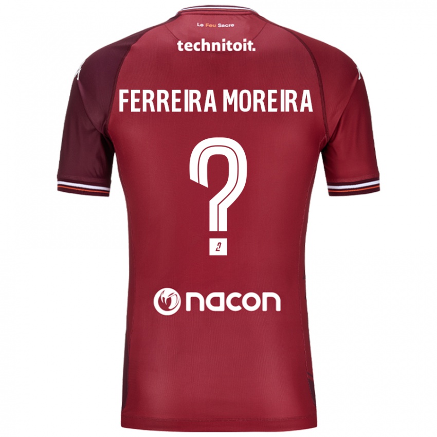 Bambino Maglia Ruben Ferreira Moreira #0 Rosso Granata Kit Gara Home 2024/25 Maglietta