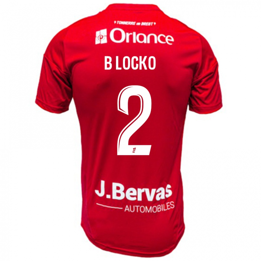 Bambino Maglia Bradley Locko #2 Rosso Bianco Kit Gara Home 2024/25 Maglietta