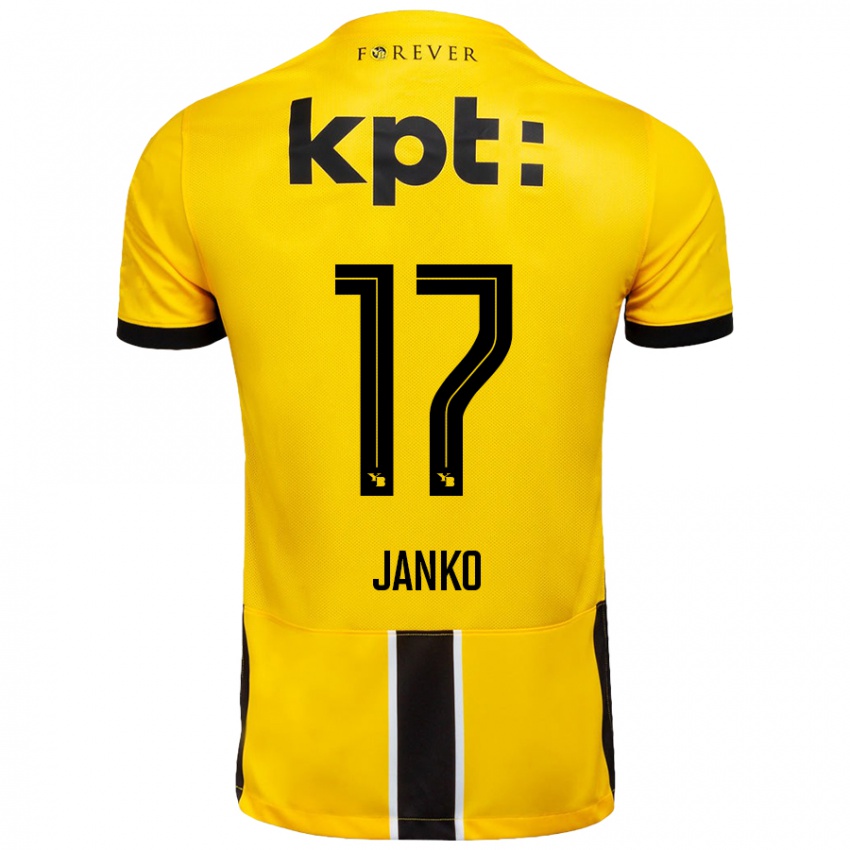 Bambino Maglia Saidy Janko #17 Giallo Nero Kit Gara Home 2024/25 Maglietta