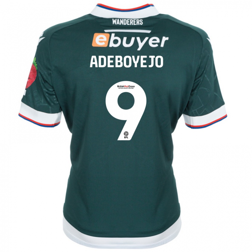 Bambino Maglia Victor Adeboyejo #9 Verde Scuro Kit Gara Away 2024/25 Maglietta