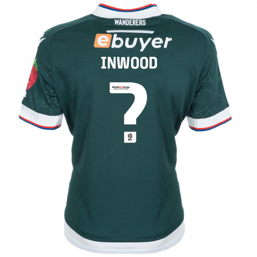 Bambino Maglia Sam Inwood #0 Verde Scuro Kit Gara Away 2024/25 Maglietta