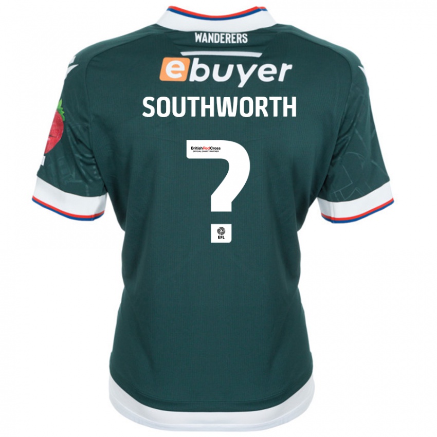 Bambino Maglia Ellie Southworth #0 Verde Scuro Kit Gara Away 2024/25 Maglietta