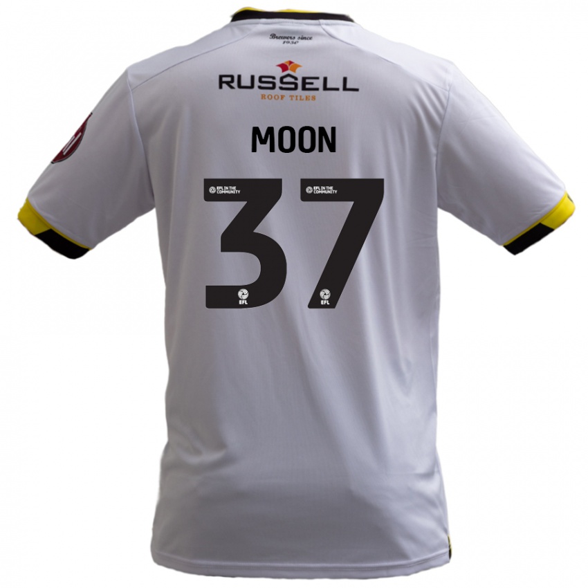 Bambino Maglia Jasper Moon #37 Bianco Kit Gara Away 2024/25 Maglietta