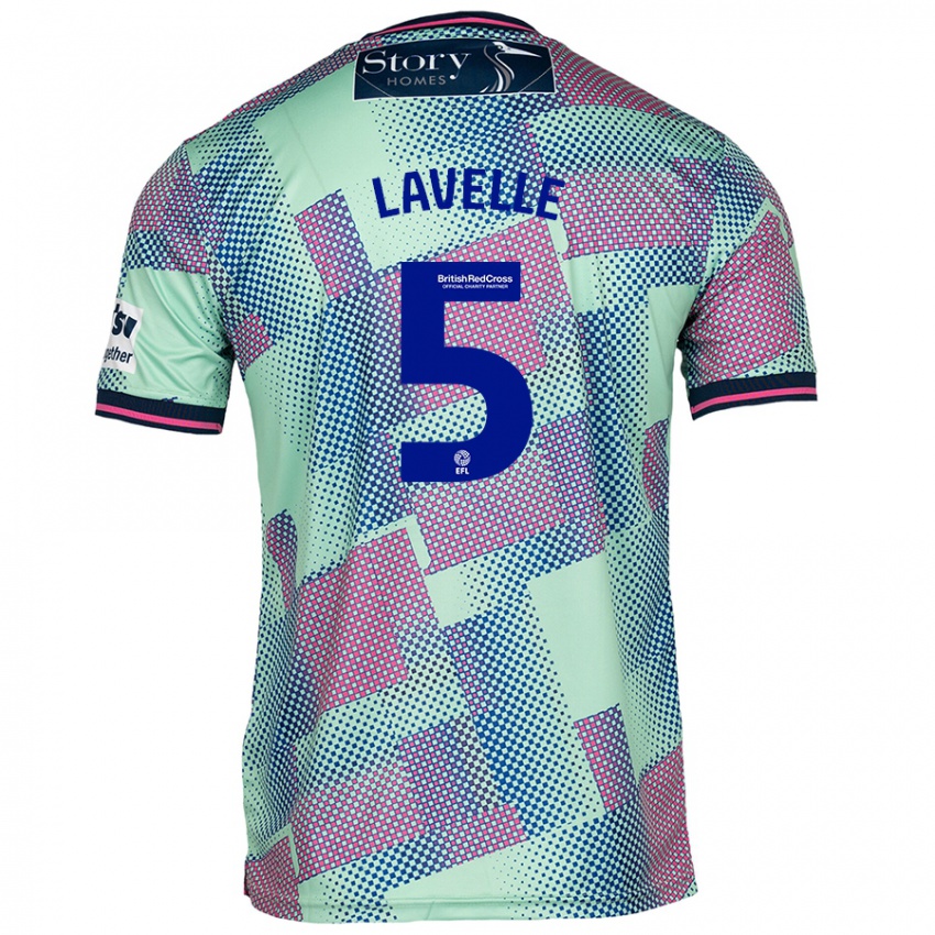 Bambino Maglia Sam Lavelle #5 Verde Kit Gara Away 2024/25 Maglietta