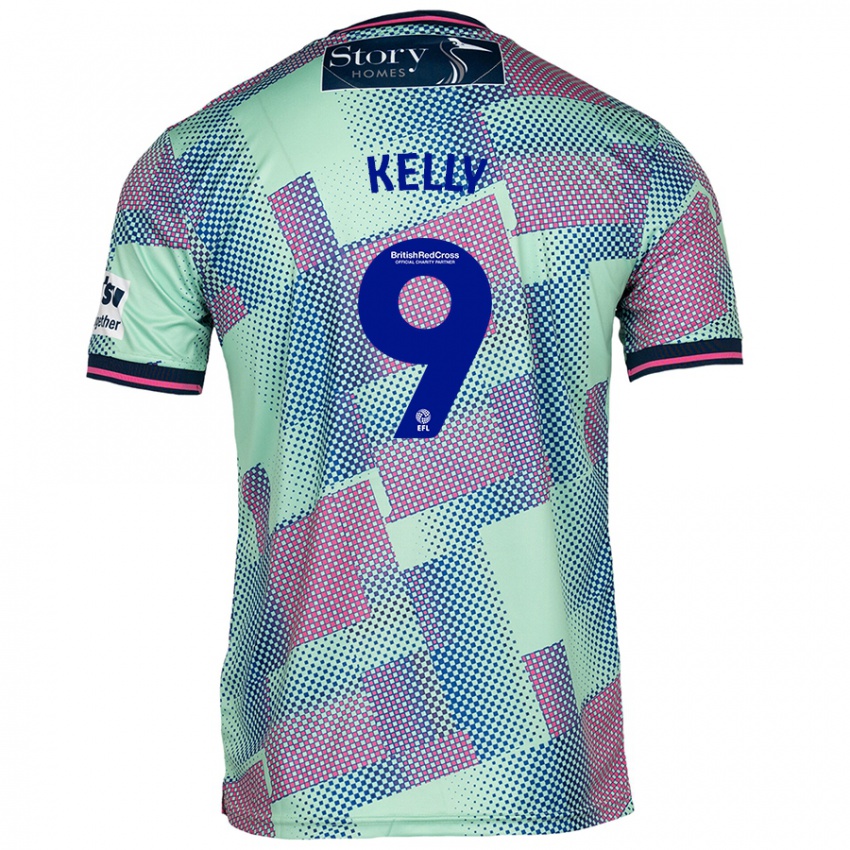 Bambino Maglia Georgie Kelly #9 Verde Kit Gara Away 2024/25 Maglietta