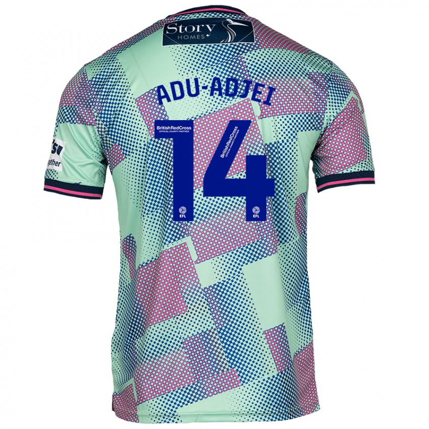 Bambino Maglia Daniel Adu-Adjei #14 Verde Kit Gara Away 2024/25 Maglietta