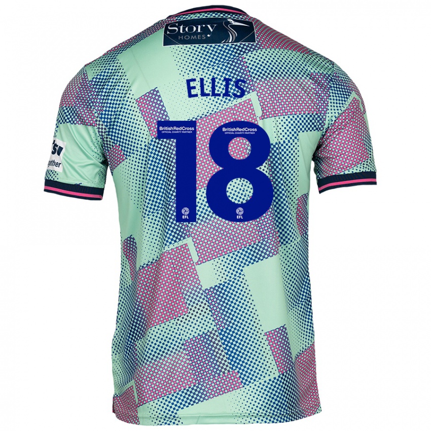 Bambino Maglia Jack Ellis #18 Verde Kit Gara Away 2024/25 Maglietta