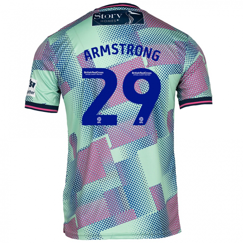 Bambino Maglia Luke Armstrong #29 Verde Kit Gara Away 2024/25 Maglietta