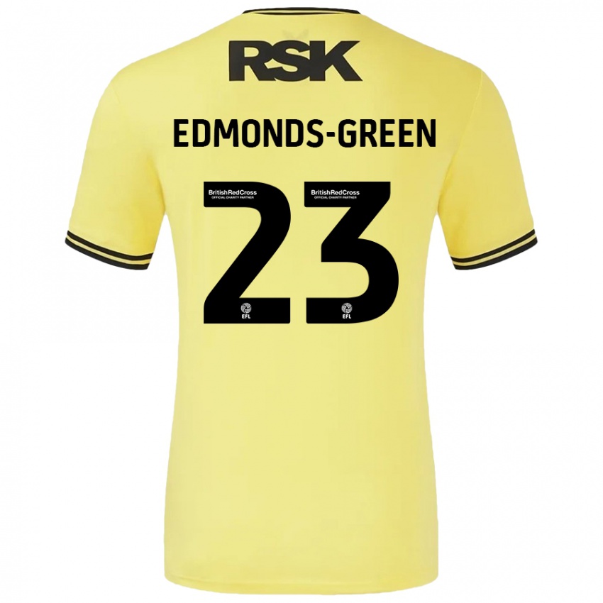 Bambino Maglia Rarmani Edmonds-Green #23 Giallo Nero Kit Gara Away 2024/25 Maglietta