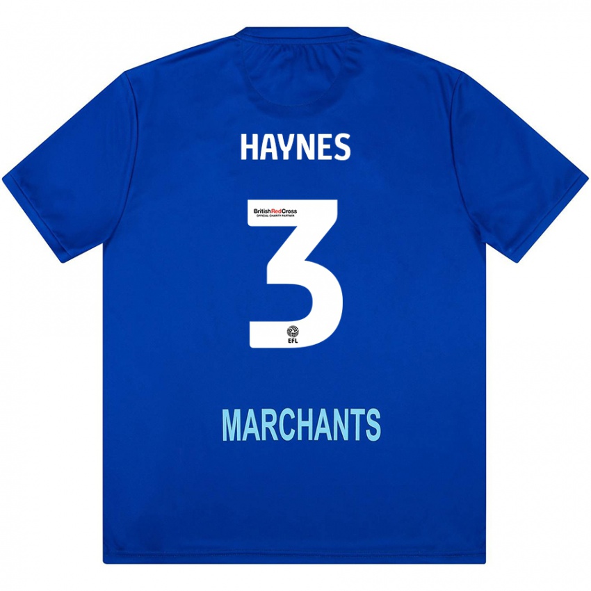 Bambino Maglia Ryan Haynes #3 Verde Kit Gara Away 2024/25 Maglietta