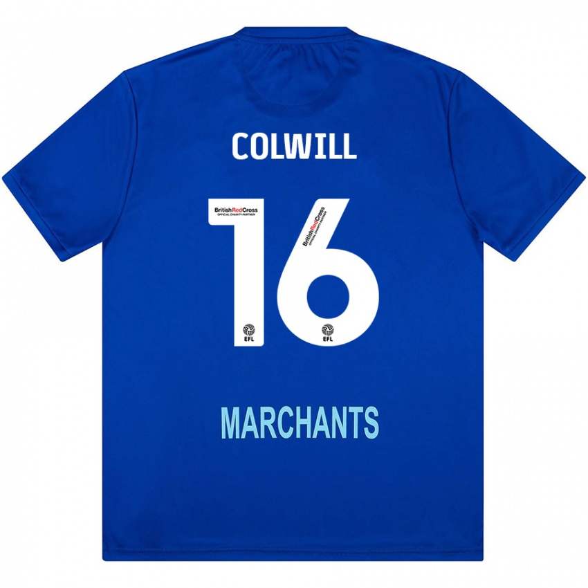 Bambino Maglia Joel Colwill #16 Verde Kit Gara Away 2024/25 Maglietta