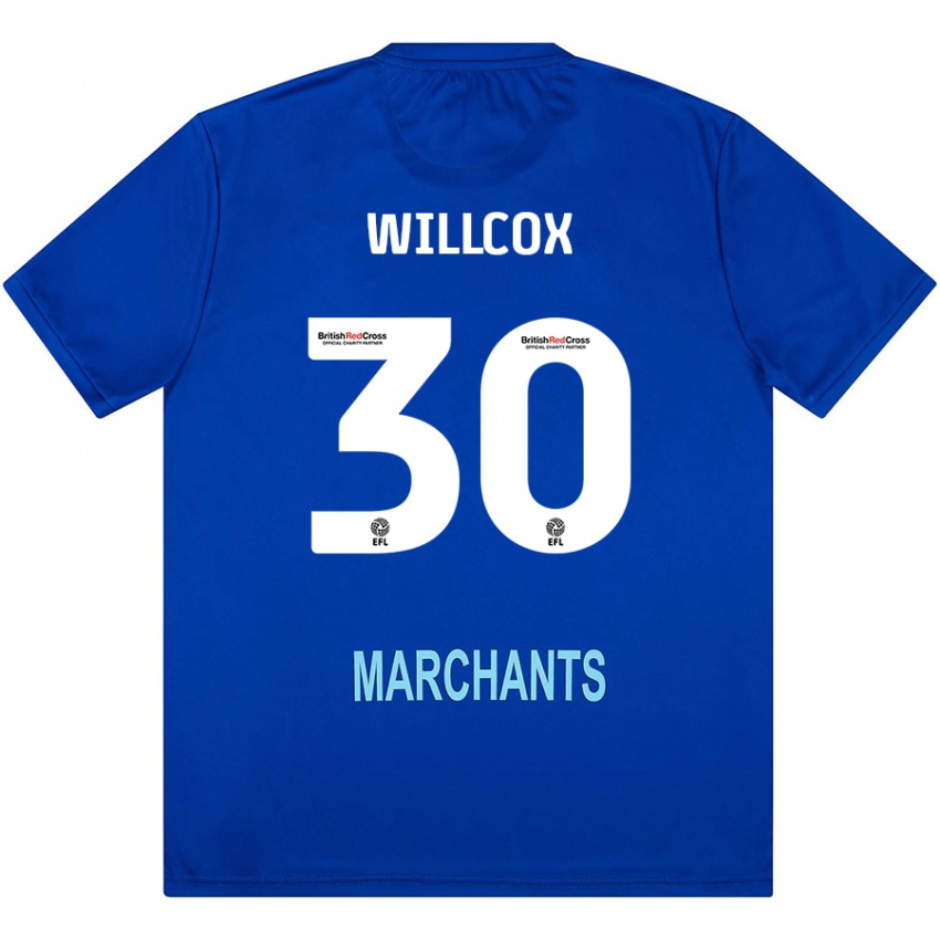 Bambino Maglia Freddy Willcox #30 Verde Kit Gara Away 2024/25 Maglietta