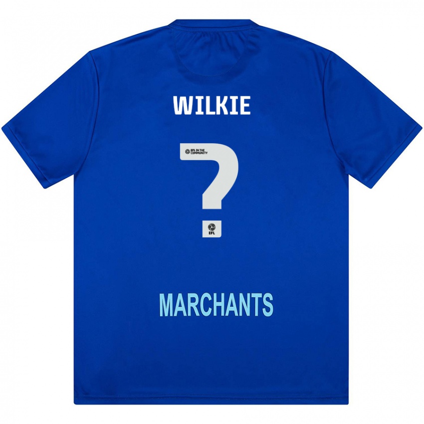 Bambino Maglia Alex Wilkie #0 Verde Kit Gara Away 2024/25 Maglietta