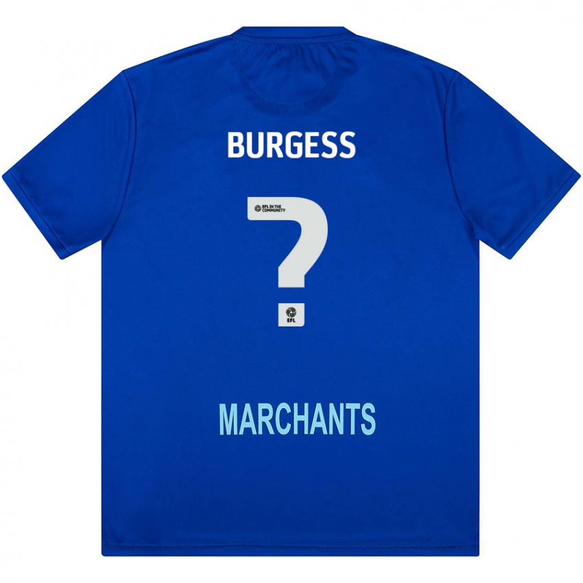 Bambino Maglia Bradley Burgess #0 Verde Kit Gara Away 2024/25 Maglietta