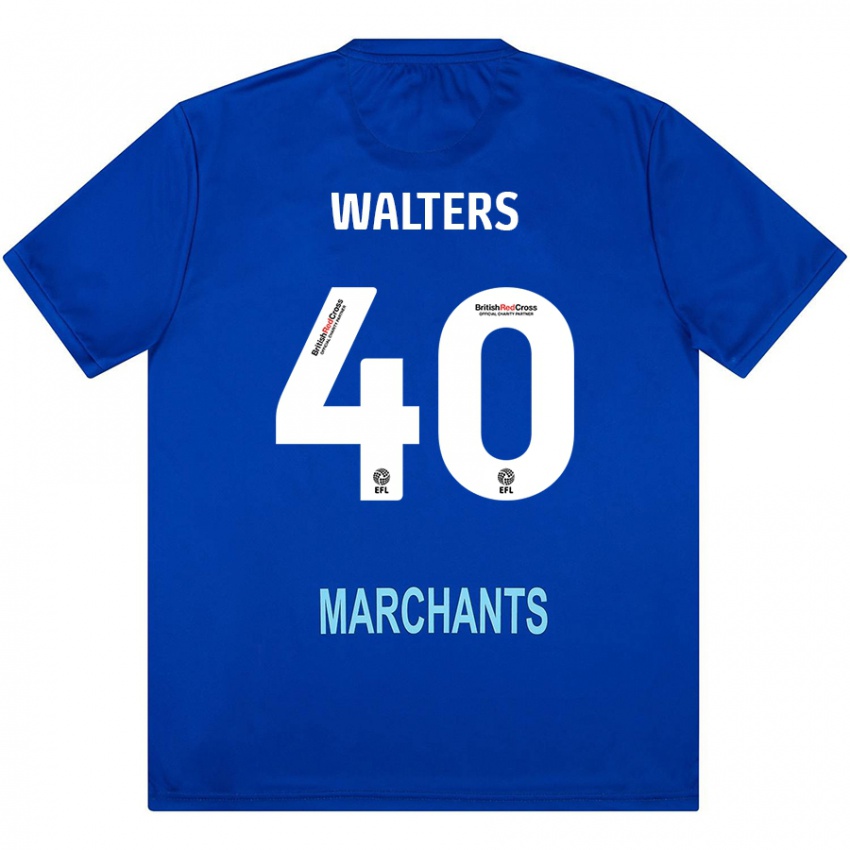 Bambino Maglia Cameron Walters #40 Verde Kit Gara Away 2024/25 Maglietta