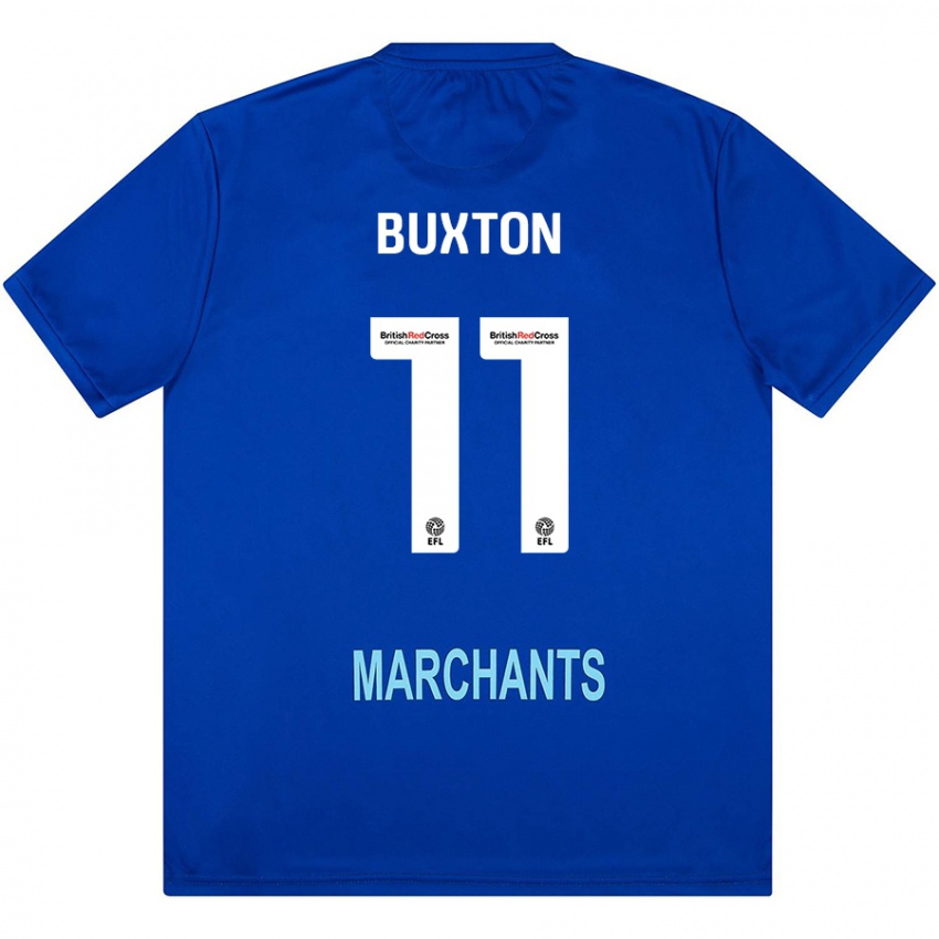 Bambino Maglia Charlotte Buxton #11 Verde Kit Gara Away 2024/25 Maglietta