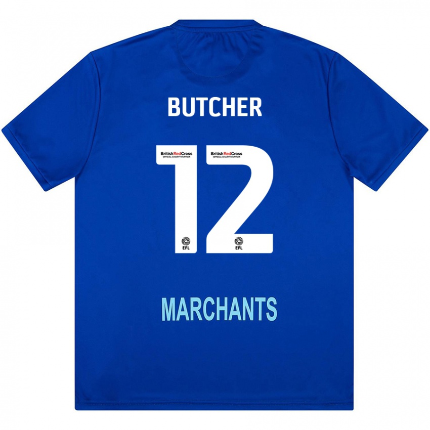 Bambino Maglia Henna Butcher #12 Verde Kit Gara Away 2024/25 Maglietta