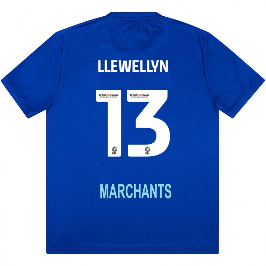 Bambino Maglia Ffion Llewellyn #13 Verde Kit Gara Away 2024/25 Maglietta