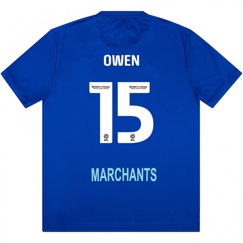 Bambino Maglia Emily Owen #15 Verde Kit Gara Away 2024/25 Maglietta