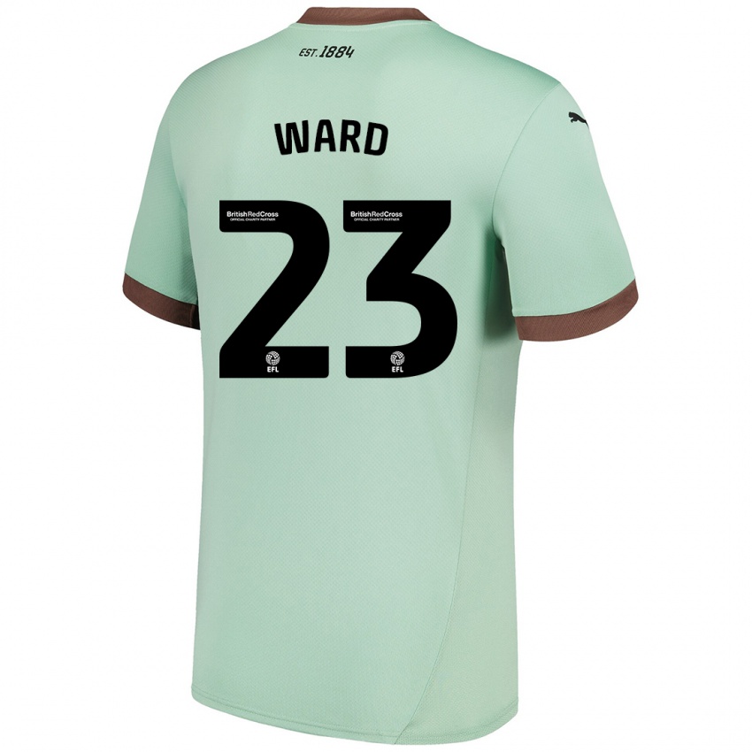 Bambino Maglia Joe Ward #23 Verde Pallido Kit Gara Away 2024/25 Maglietta